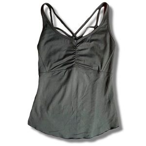 PrAna Dreaming Strappy Back Black Tank Top